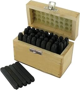 Poinçons lettres/chiffres 5 mm Silverline