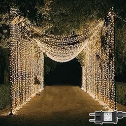 Dekofun Rideau Lumineux 600 LEDs