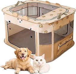 ALLSOPETS Parc pour Chien Pliable