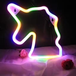 Veilleuse LED licorne multicolore
