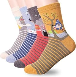 3-6 Paires de Chaussettes Cadeau pour Femmes