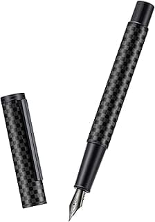 Stylo Plume Fibre Carbone Gravé