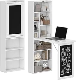 HOMCOM Bureau Informatique Pliable