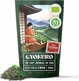 NaturaleBio Thé vert Gyokuro Japonais Bio de 100g