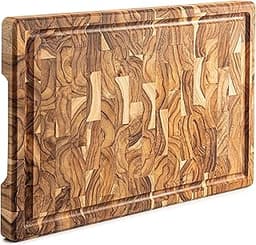 Erreke Planche à Découper Bois de Teck