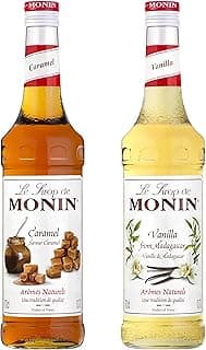 Sirops MONIN Caramel & Vanille