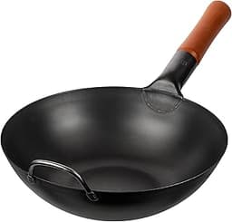 YOSUKATA Wok en acier au carbone
