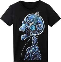 SOOOEC LED T-Shirt Son activé Lumineux