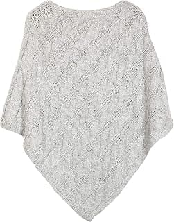 styleBREAKER Poncho Femme en Maille épaisse