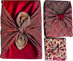 Lot 3 furoshiki coton recyclé – Carédeau Bordeaux