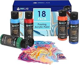 Peintures Pouring INK LAB
