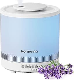 Homvana Humidificateur d'air Diffuseur 1.8L