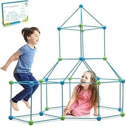 140 Pcs Kids Fort Building Kits