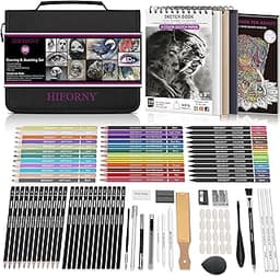 HIFORNY Set de Dessin et Croquis 100 Pièces