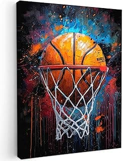 Toile Graffiti Basketball