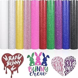 VINYL FROG – 10 feuilles HTV pailletées