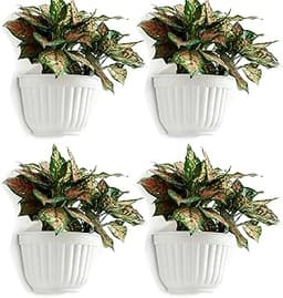 Pots muraux en résine (x4)