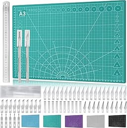 Miuzei Tapis de Découpe Autocicatrisant A3