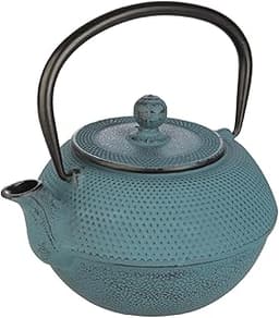 Théière en fonte bleue