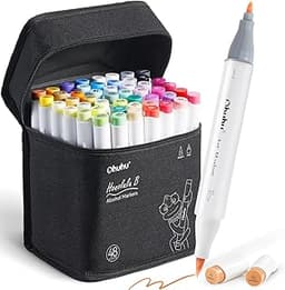 Ohuhu Marqueurs à alcool 48 couleurs