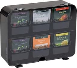 Organiseur de sachets de thé 6 tiroirs