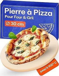 Pierre à pizza en cordiérite 30 cm