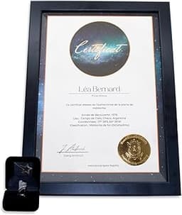 Galaxieregister – Étoile filante + certificat