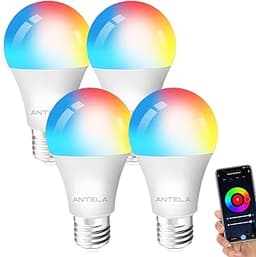 ANTELA Ampoule Connectée Wifi E27