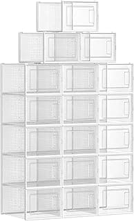 Boîtes à chaussures frontales empilables