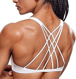 CRZ YOGA Femme Soutien-Gorge de Sport Yoga Brassiere
