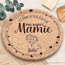Dessous de plat en liège personnalisé
