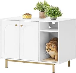 Hzuaneri Meuble cache‑litière