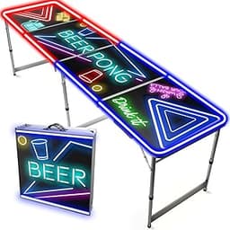 Table de Beer Pong Lumineuse