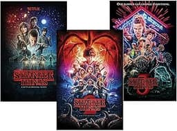 Set de 3 Posters Stranger Things - Saison 1, 2 et 3