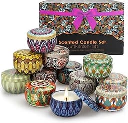 Coffret 12 bougies parfumées