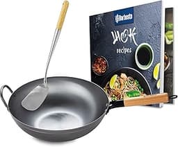 CLP Set wok acier carbone