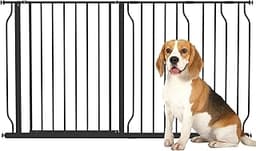 PawHut Barrière de sécurité extensible 75–145 x 76 cm sans perçage