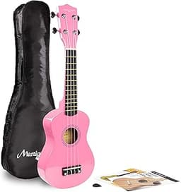 Ukulélé rose pastel