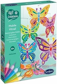 SentoSphère Mobile Vitrail Papillons