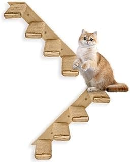 Ewenono Lot de 2 étagères murales d’escalade pour chat