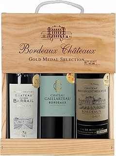 Coffret vins rouges Bordeaux médaillés