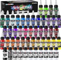 FansArriche Peinture aérographe 44 couleurs