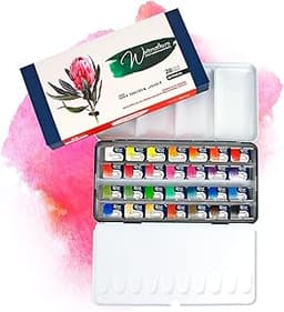 Palette Aquarelle 28 Godets 7 Artists