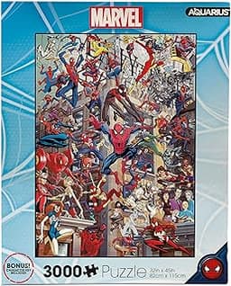 Aquarius Marvel Spider-Man Heroes Puzzle (Puzzle de 3000 pièces) – Produit sous Licence Officielle Marvel Comics – sans éb...
