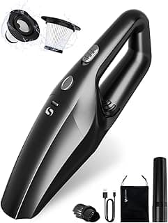 SERVOMASTER Aspirateur a Main, Mini Aspirateur Voiture Puissant sans Fil avec Batterie Rechargeable, Aspirateur De Table