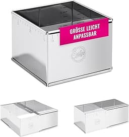 Cadre de cuisson carré réglable Sallys Quattro