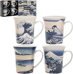 The Leonardo Collection Fuji Wave Hokusai – 4 tasses