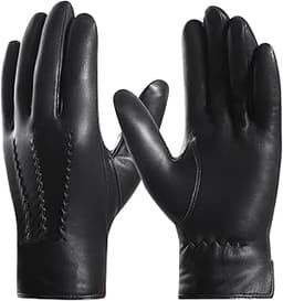 Gants cuir & cachemire