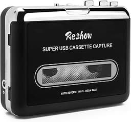 Reshow Lecteur de Cassettes Portable