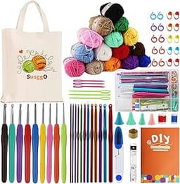 SusggO Kit Crochet 73 pièces